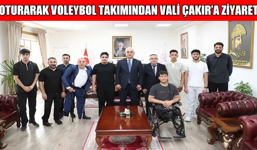 Muş BESK yöneticileri ve sporcularından Vali Çakır’a teşekkür ziyareti