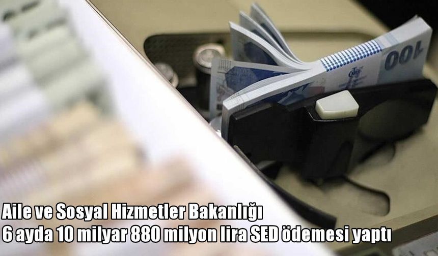 İhtiyaç sahibi ailelere dev destek: 6 ayda 10 milyar 880 milyon TL ödendi