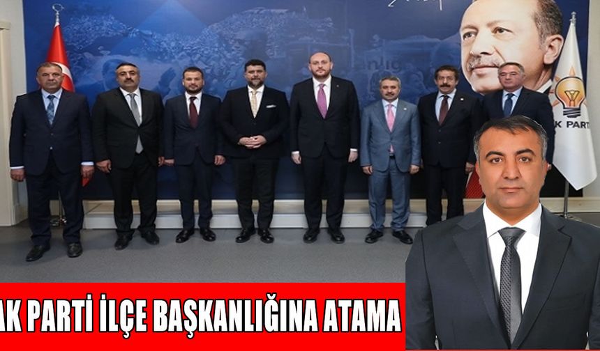 AK Parti Bulanık İlçe Başkanlığına Kemal Yaşar atandı