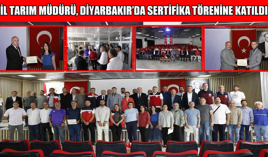 Muş İl Tarım ve Orman Müdürü Gönç, ipek böcekçiliği sertifika törenine katıldı