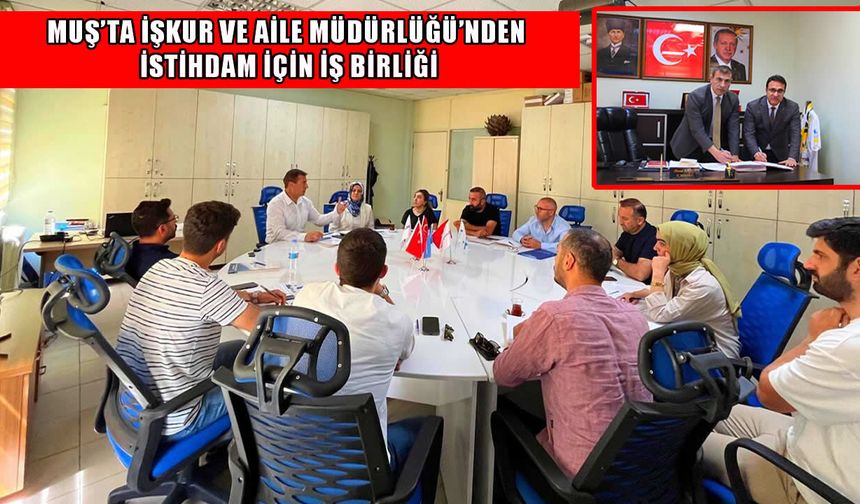 Muş’ta sosyal destek alan vatandaşlara istihdam fırsatı