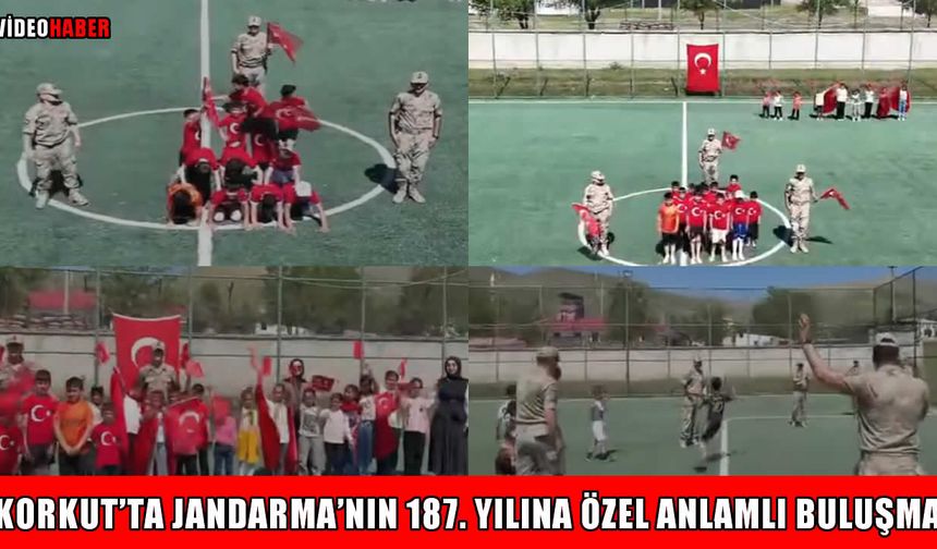 Korkut’ta öğrenciler ve Mehmetçik dostluk maçında ter döktü