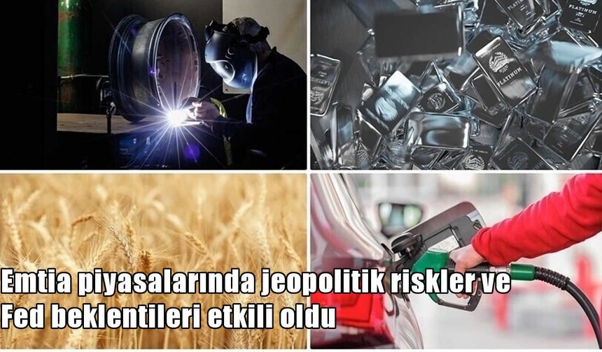 Emtia piyasaları dalgalandı: Brent petrol düştü, değerli metaller karıştı