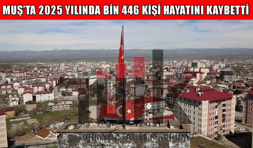 Muş’ta en çok ölüme neden olan hastalık belli oldu: 1 yılda 1446 kişi hayatını kaybetti