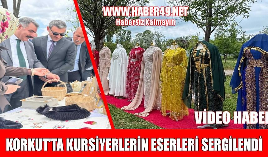 Korkut’ta “Hayat Boyu Öğrenme Haftası” sergisine yoğun ilgi