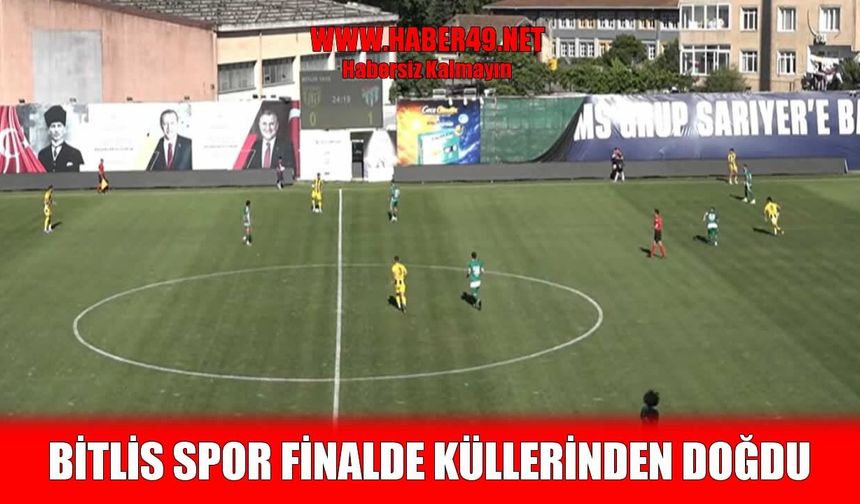 Bitlis Spor 3. Lig’e yükseldi
