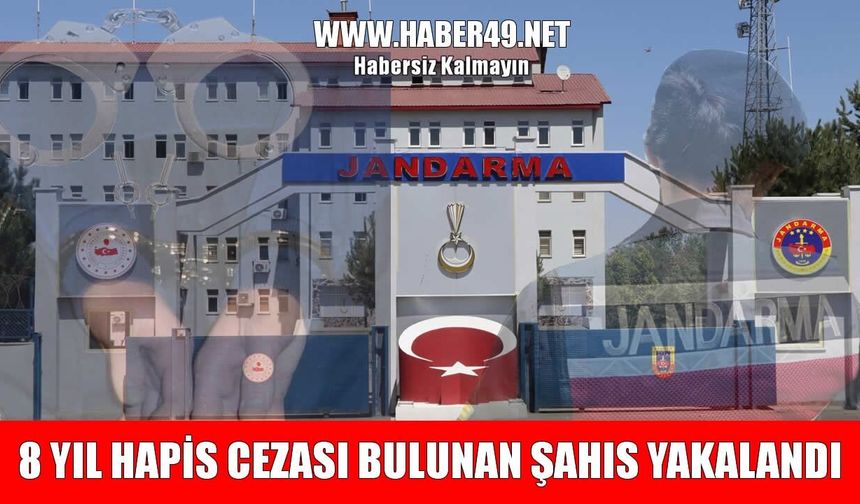 Muş’ta ‘kasten öldürme’ suçundan 8 yıl hapis cezasıyla aranan hükümlü yakalandı