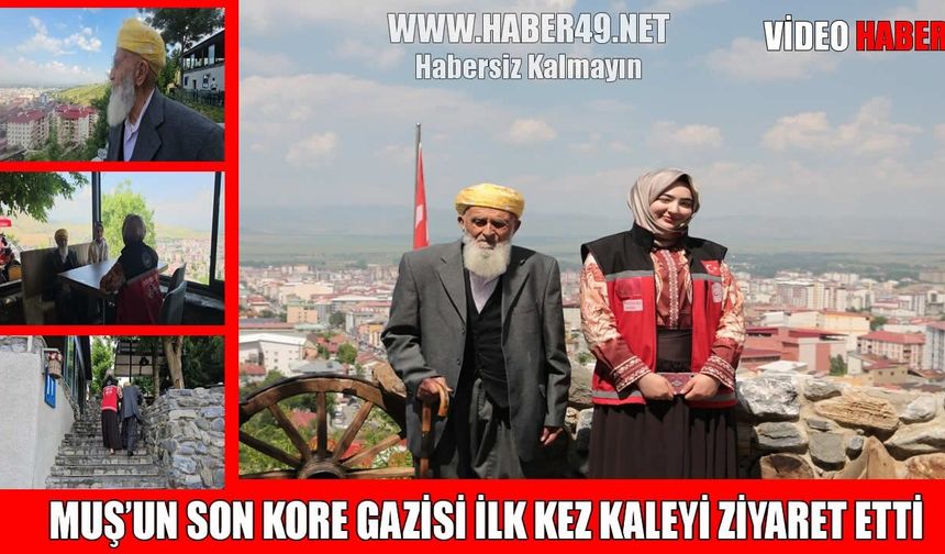 Muş’ta yaşayan son Kore gazisi için anlamlı gezi