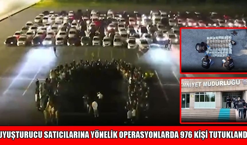 Muş dahil 76 ilde uyuşturucu operasyonu: 1926 gözaltı, 976 tutuklama
