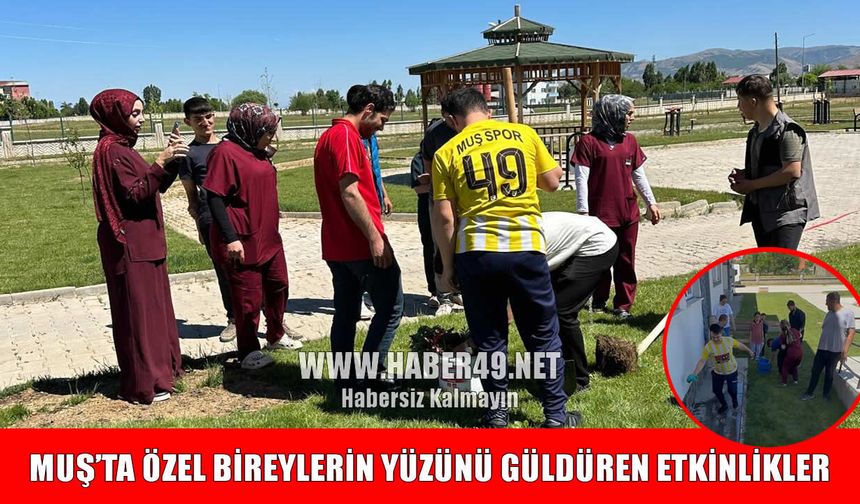 Muşta özel gereksinimli bireyler hem eğlendi hem öğrendi