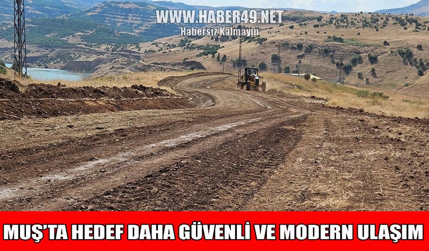 Muş İl Özel İdaresi ‘güvenli yollar’ için yoğun mesaide