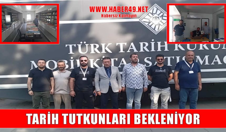 Türk Tarih Kurumu’nun mobil kitap aracı Muş’ta