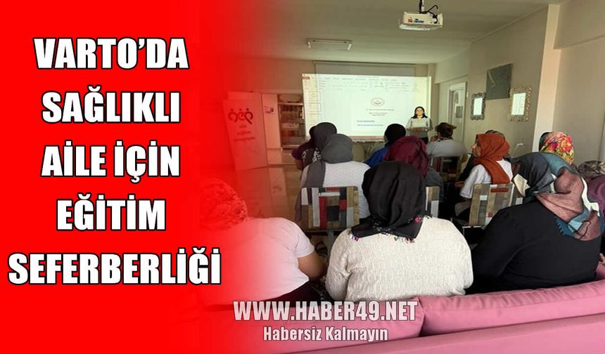 Varto'da ADEM kursiyerlerine evlilik ve dijital yaşam eğitimi