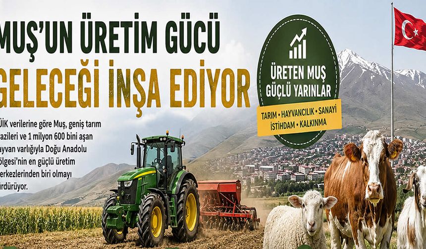Muş’un üretim gücü geleceği inşa ediyor