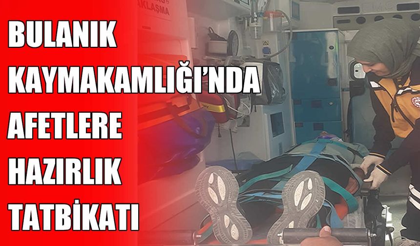 Bulanık'ta nefes kesen tatbikat: Senaryo gerçeği aratmadı!