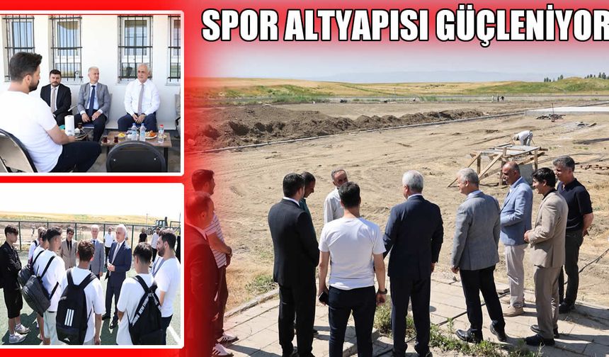Muş Valisi Çakır, 1071 Sultan Alparslan Spor Kompleksi'ni inceledi