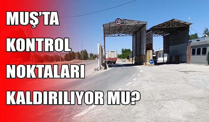 Muş’ta “Terörsüz Türkiye” hedefiyle kontrol noktalarında düzenleme