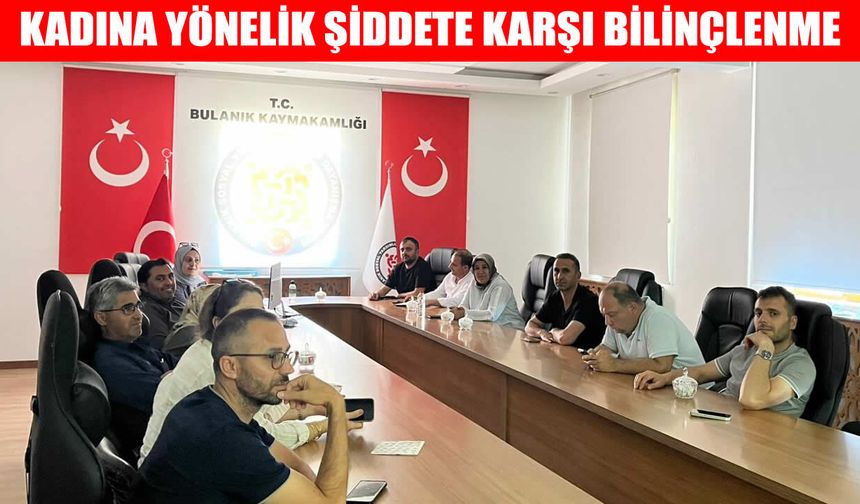 Bulanık’ta ‘Kadına yönelik şiddetle mücadele’ semineri verildi