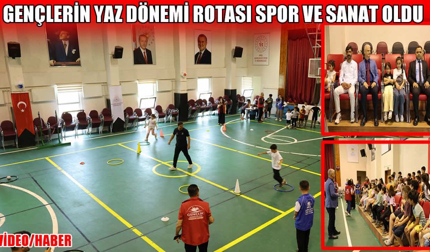 Muş’ta yaz tatili artık çok daha eğlenceli: GSB gençlik yaz kulübü başladı!