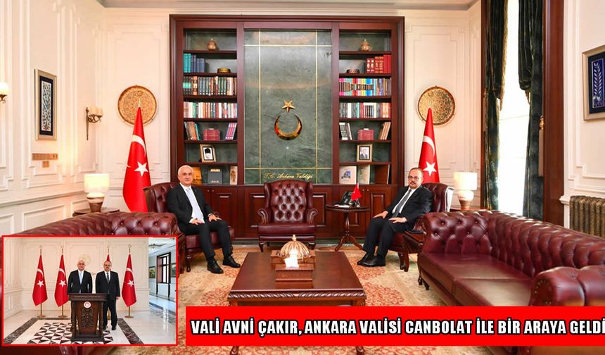 Muş Valisi Avni Çakır’dan Ankara Valisi Yakup Canbolat’a nezaket ziyareti