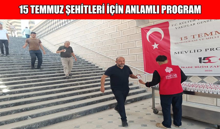 Muş’ta 15 Temmuz şehitleri dualarla anıldı