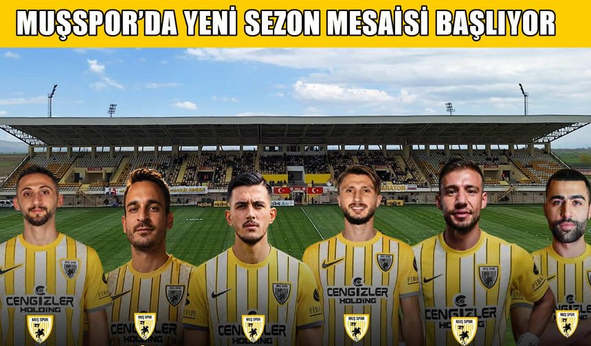 Muşspor’da yeni transferler görücüye çıkıyor