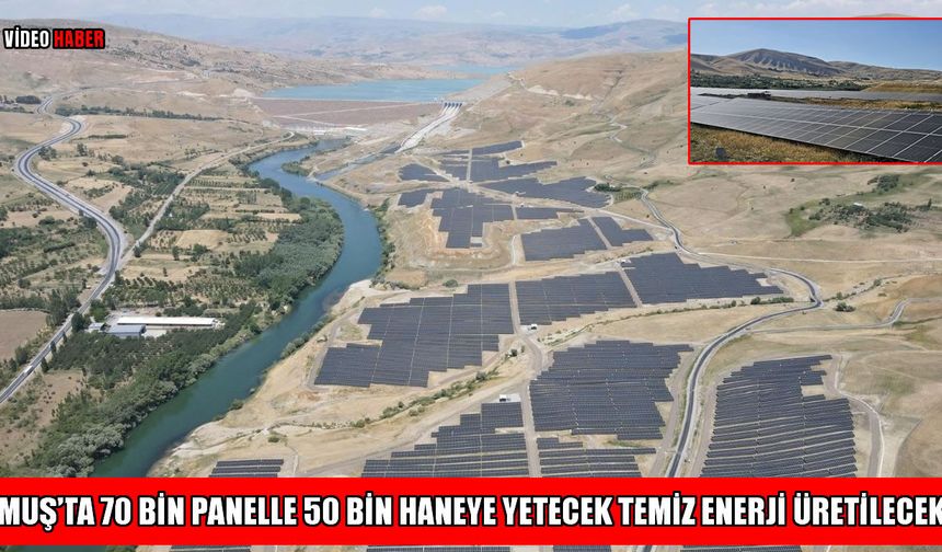 Muş’ta 42 MWp güçlü GES projesi tamamlandı: 50 bin haneye temiz enerji