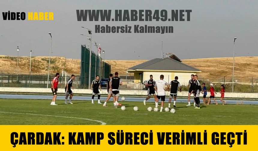 Muşspor ilk kamp etabını tamamladı