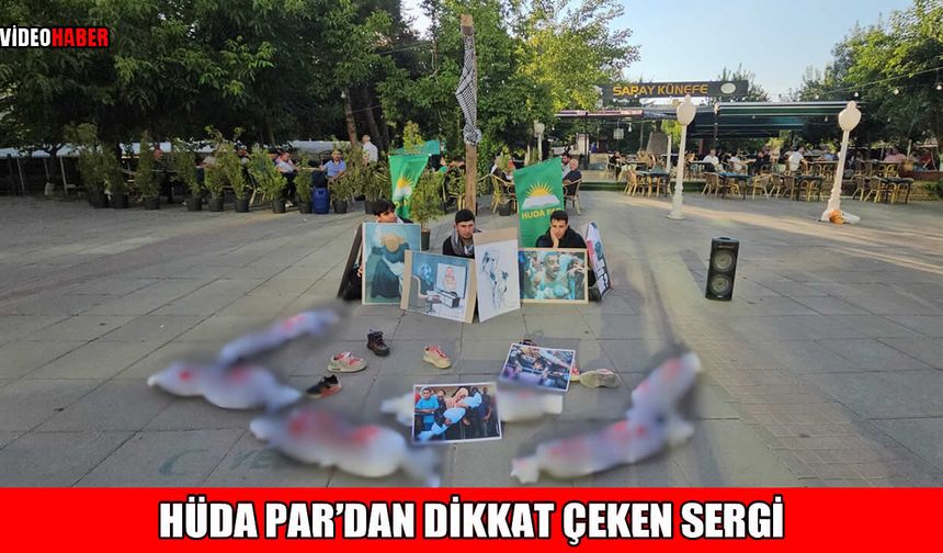 HÜDA PAR’dan Muş Atatürk Parkı’nda Gazze için farkındalık etkinliği