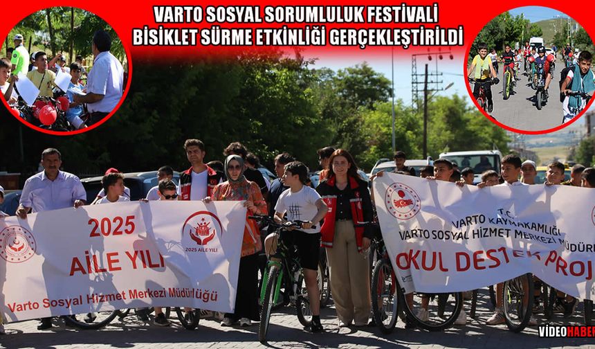 Varto’da pedallar sağlıklı yaşam için çevrildi