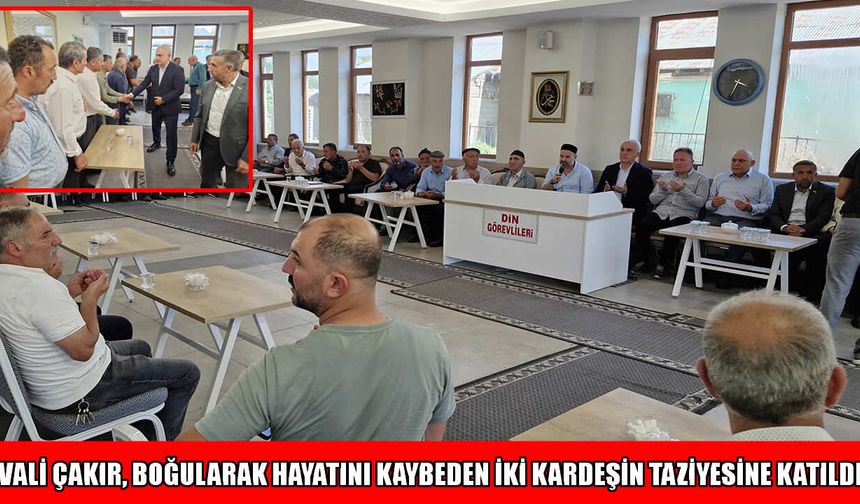 Muş’ta boğulan iki kardeş için taziye ziyareti