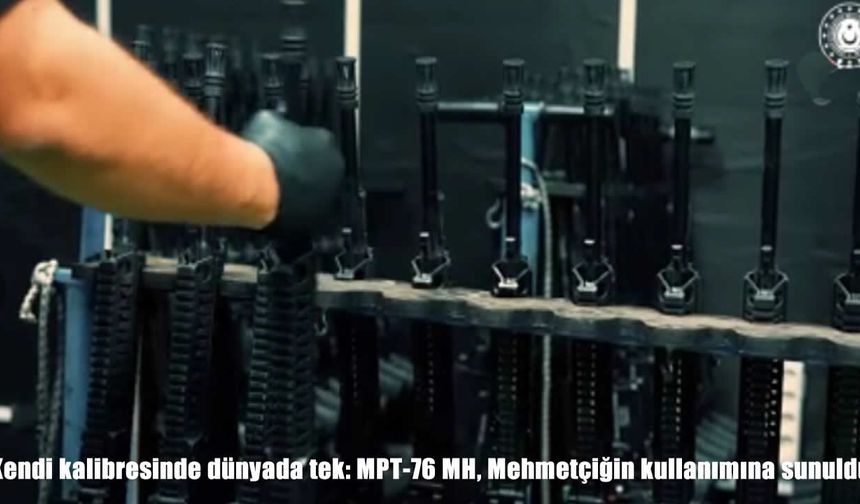 Yerli ve milli MPT-76 MH Kara Kuvvetleri'ne teslim edildi