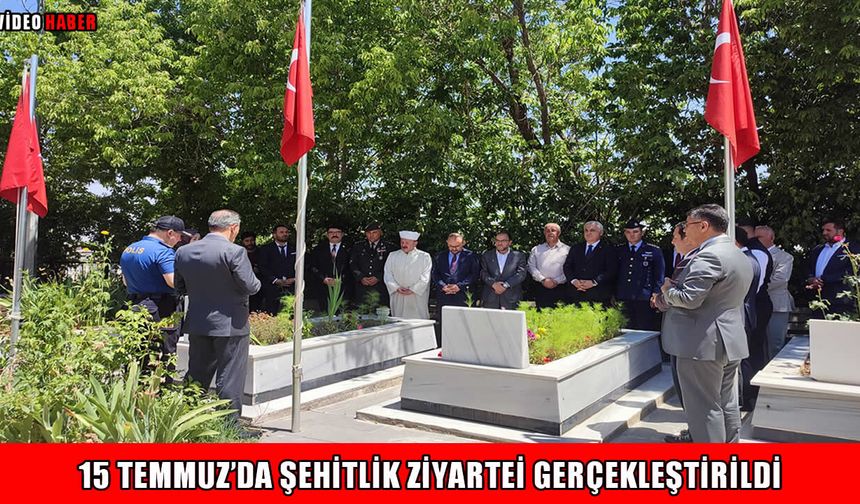 Muş’ta 15 Temmuz’un 10. yılında şehitlik ziyareti