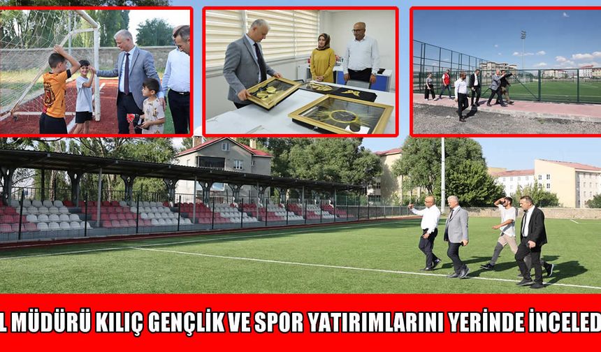 Muş'ta gençlik ve spor yatırımları mercek altında: İl Müdürü Kılıç ilçeleri ziyaret etti