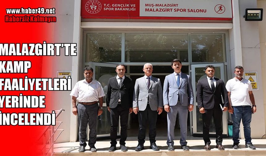 İl Müdürü Kılıç ve Kaymakam Kahraman, Gençlik Kampı’ndaki ailelerle bir araya geldi
