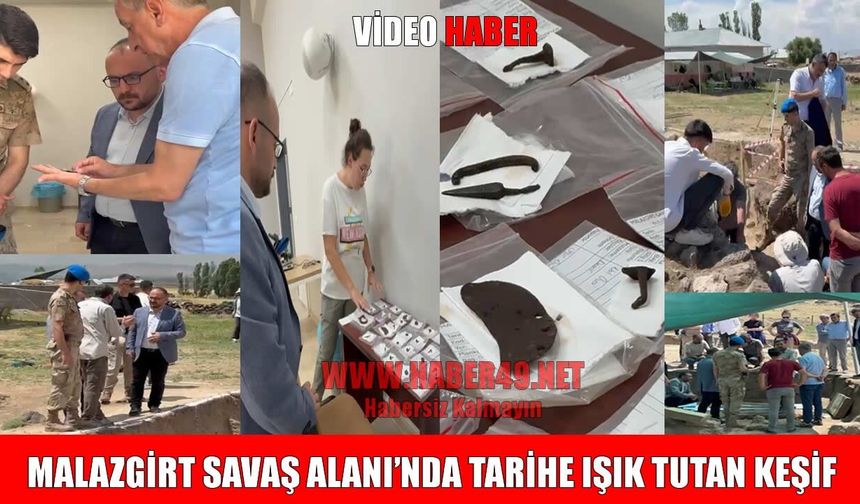 Malazgirt’te tarihi keşif: 1071’in izleri topraktan fışkırıyor