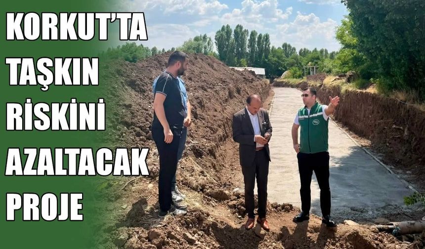 Korkut'ta "Kırmızı Dere" projesi başladı