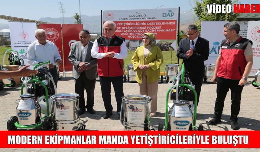 Muş'ta manda yetiştiricilerine 11 milyon liralık dev destek