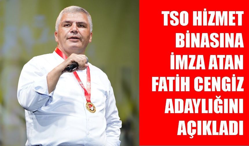 Fatih Cengiz, Muş TSO Başkanlığı’na adaylığını açıkladı: Hedefimiz güçlü bir ekonomi