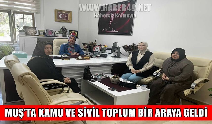 Mehir Aile Platformu'ndan Sivil Toplum İlişkileri Müdürlüğü'ne ziyaret