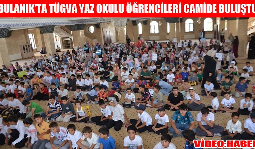 Bulanık'ta 600’den fazla öğrenci camide buluştu