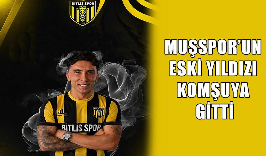 Muşspor’un şampiyon orta sahası Kamışoğlu, Bitlis Spor’da