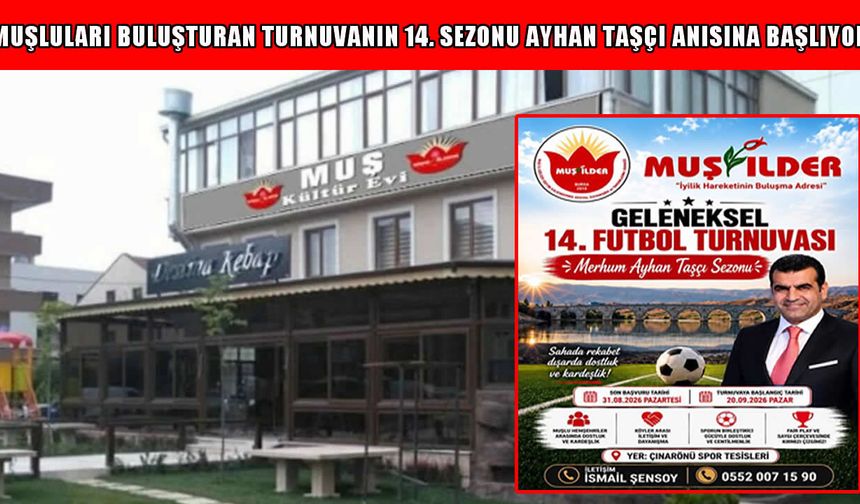 Bursa'da anlamlı turnuva: 14. Sezon "Merhum Ayhan Taşçı" adıyla başlıyor!