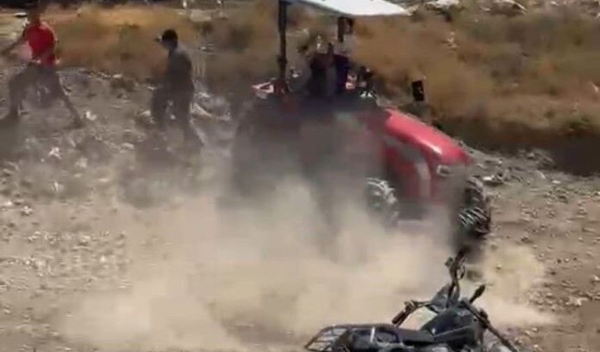 Malatya'da hayvan otlatma tartışması kanlı bitti: Traktörü kalabalığın üzerine sürdü