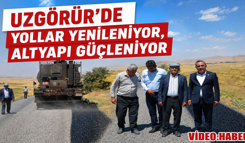 Bulanık’ın Uzgörür Beldesi'nde yol ve altyapı çalışmaları sürüyor