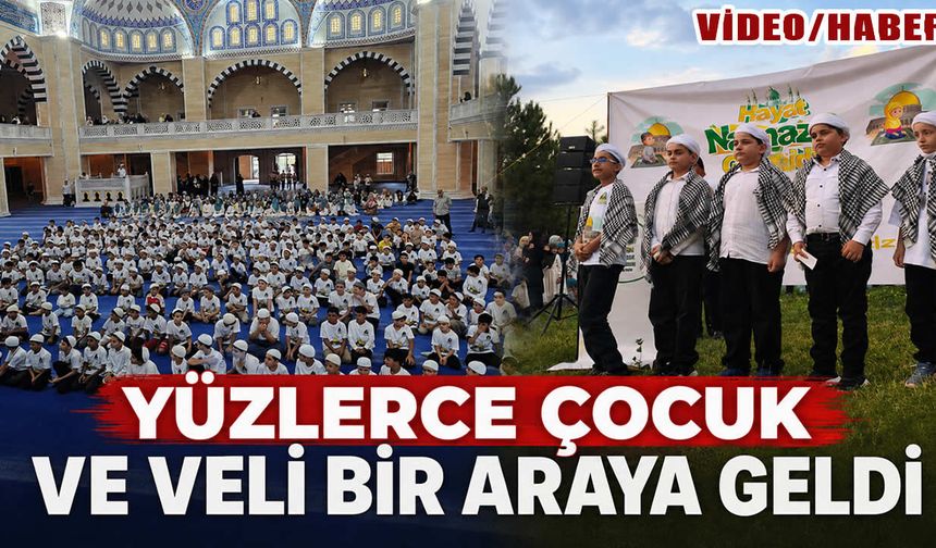 Muş’ta "Hayat Namazla Güzeldir" etkinliğinde yüzlerce çocuk ve aile bir araya geldi