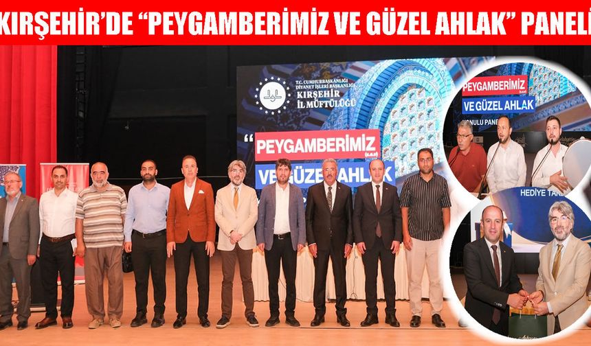 Muş’un yetiştirdiği ilahiyatçı Ahmet İğdi, Peygamberimizin örnek ahlakını Kırşehir’de anlattı