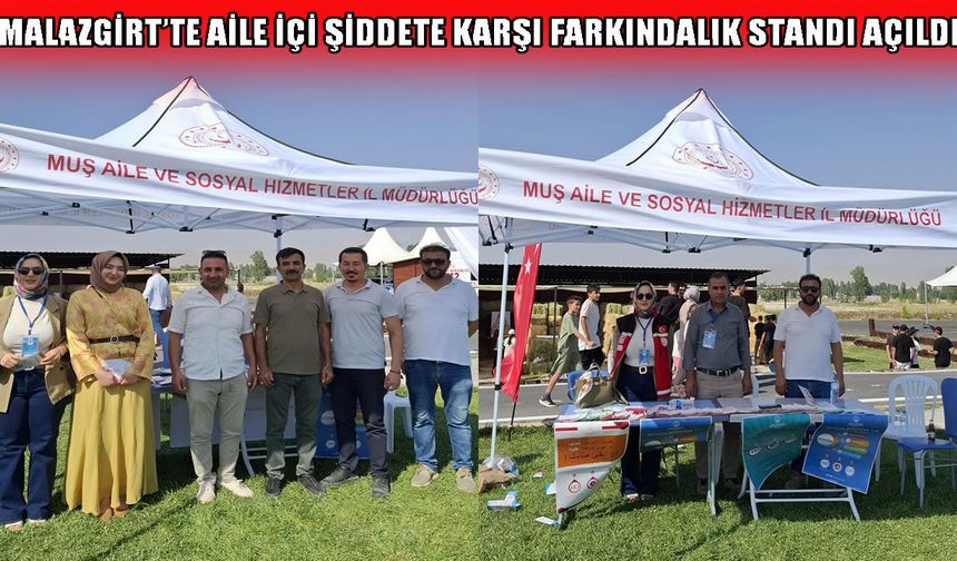 Malazgirt’te vatandaşlara aile ve şiddetle mücadele bilgilendirmesi