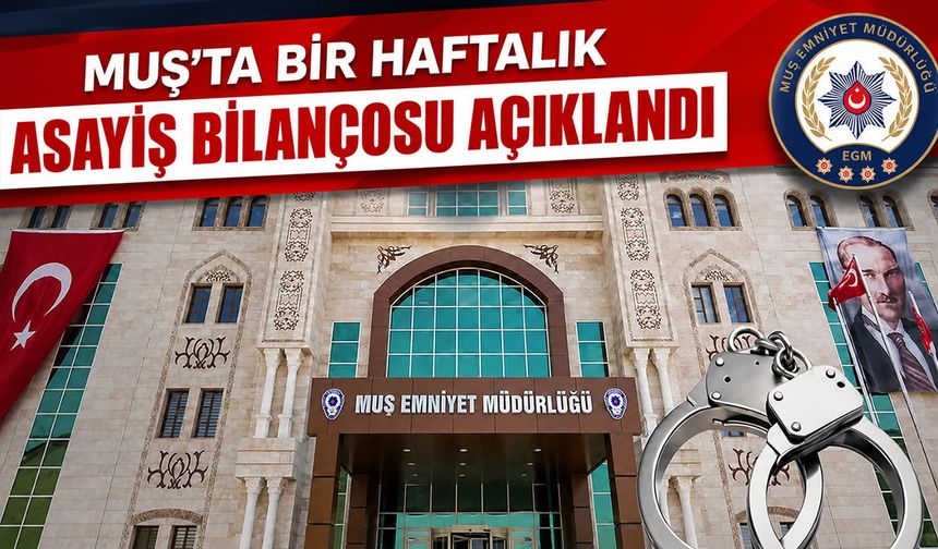 Muş’ta 1 haftada 9 binden fazla kişi sorgulandı, 9 kişi tutuklandı