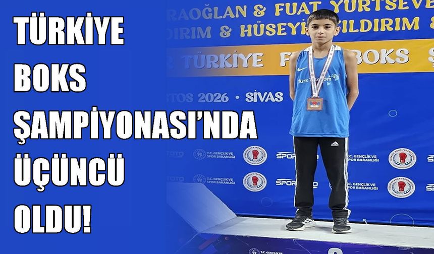 31 kiloda büyük başarı: Muşlu Azad Ali Yaşar, Türkiye üçüncüsü oldu